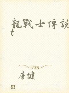 龙战士传说txt封面