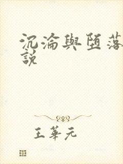 沉沦与堕落的小说