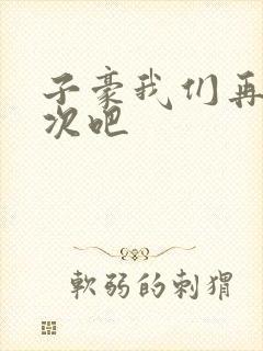子豪我们再做一次吧