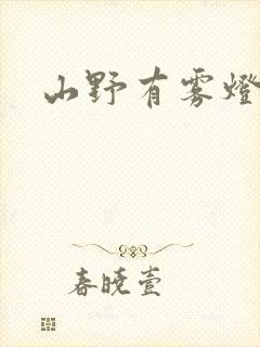 山野有雾灯