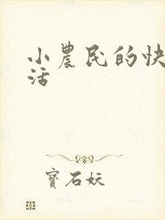 小农民的快乐生活封面