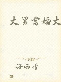 大男当婚大结局封面