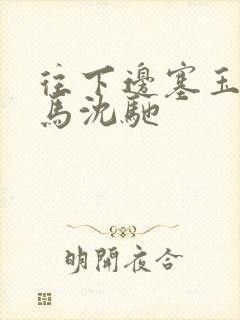 往下边塞玉器骑马沈驰