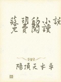 苏玥的小说全文免费阅读