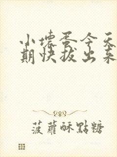 小坏蛋今天危险期快拔出来封面