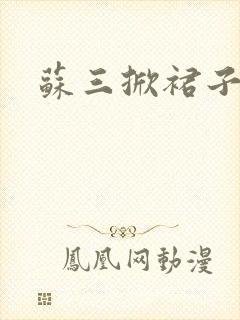 苏三掀裙子