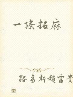 一条拓麻封面