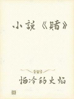 小说《赌》