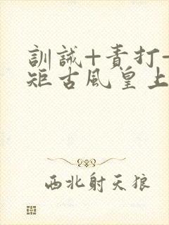 训诫+责打+规矩古风皇上皇后封面