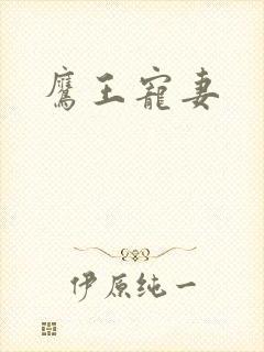 鹰王宠妻封面