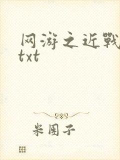 网游之近战法师txt