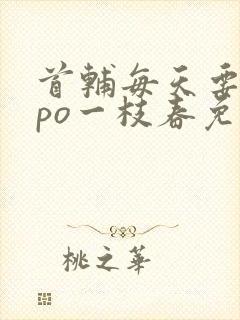 首辅每天要不够po一枝春免费阅读