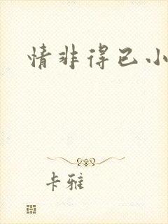情非得已小说