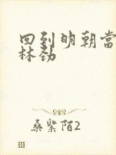 回到明朝当王爷林劲封面