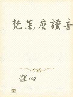 梵怎么读音封面