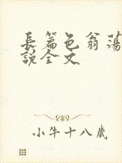 长篇色翁荡熄小说全文