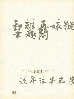 和离再嫁糙汉将笔趣阁封面