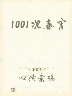 1001次春宵封面
