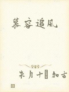 慕容追风