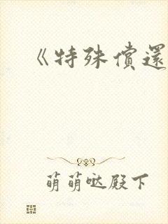 《特殊偿还》