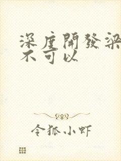 深度开发梁医生不可以封面