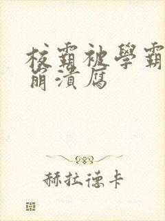 校霸被学霸玩到崩溃腐