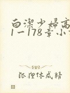 白洁少妇高义第1一178章小说
