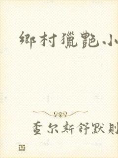 乡村猎艳小说