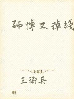 师傅又掉线了封面