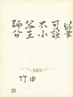 师父不可以灵犀公主小说笔趣封面