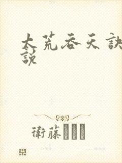 太荒吞天诀 小说封面