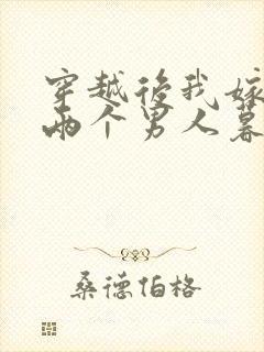 穿越后我嫁给了两个男人暮色酒歌封面