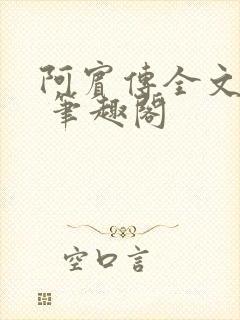 阿宾传全文阅读 笔趣阁
