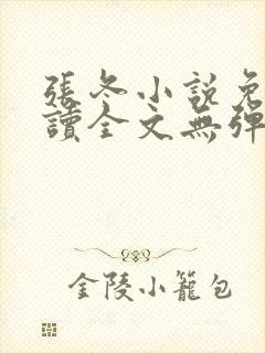 张冬小说免费阅读全文无弹窗