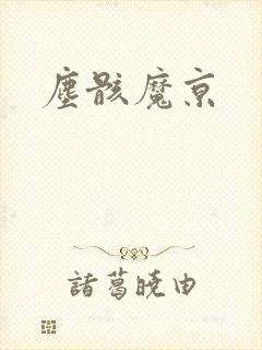 尘骸魔京封面