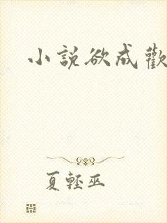 小说欲成欢