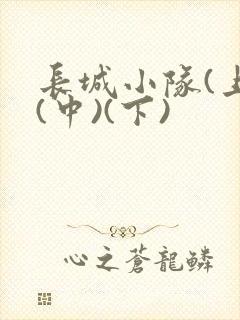 长城小队(上)(中)(下)