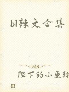 bl辣文合集