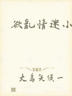 欲乱情迷小说