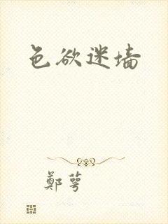 色欲迷墙封面