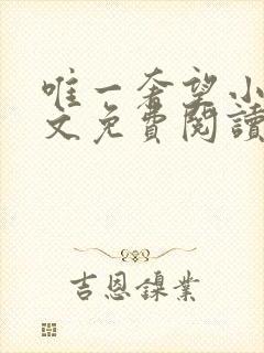 唯一奢望小说全文免费阅读