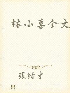 林小喜全文阅读封面