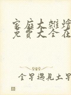 家庭大杂烩小说免费大全在线阅读