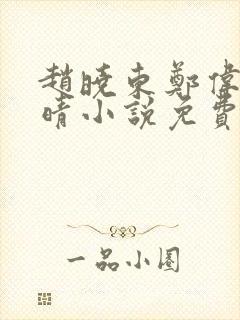 赵晓东郑伟吴雪晴小说免费阅读