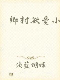乡村欲爱小说封面