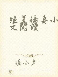 绝美娇妻小说全文阅读