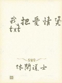 我把爱情煲成汤txt封面