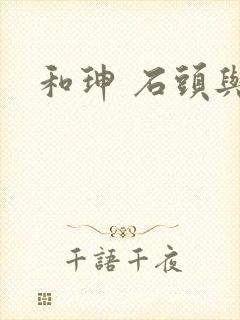 和珅 石头与水