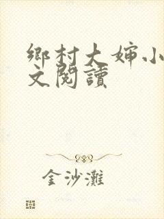 乡村大婶小说全文阅读