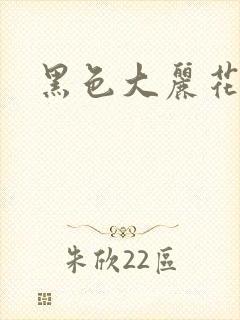 黑色大丽花图片